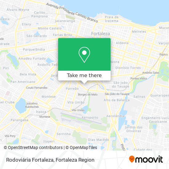 Mapa Rodoviária Fortaleza