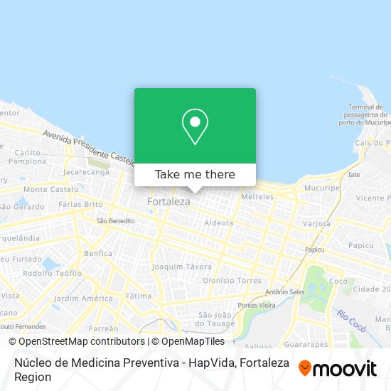 Mapa Núcleo de Medicina Preventiva - HapVida