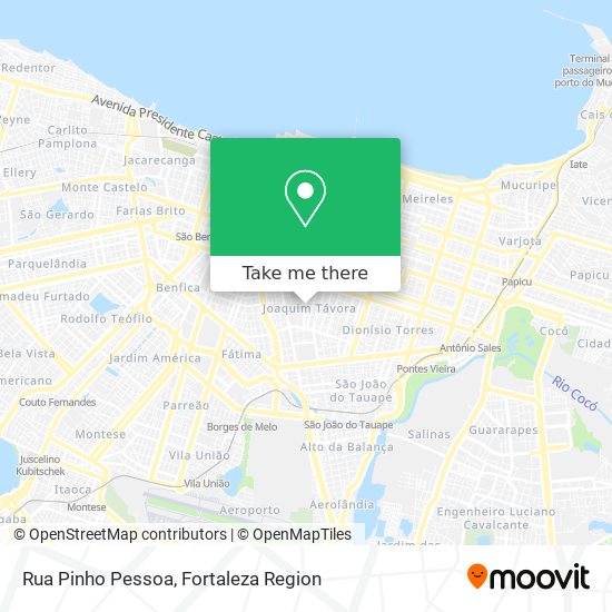 Mapa Rua Pinho Pessoa