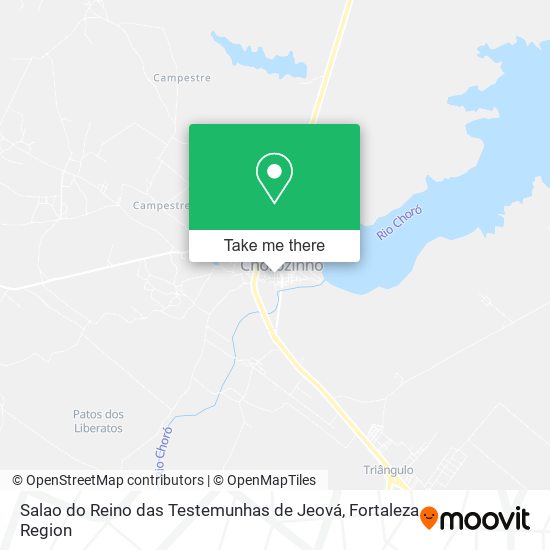 Mapa Salao do Reino das Testemunhas de Jeová