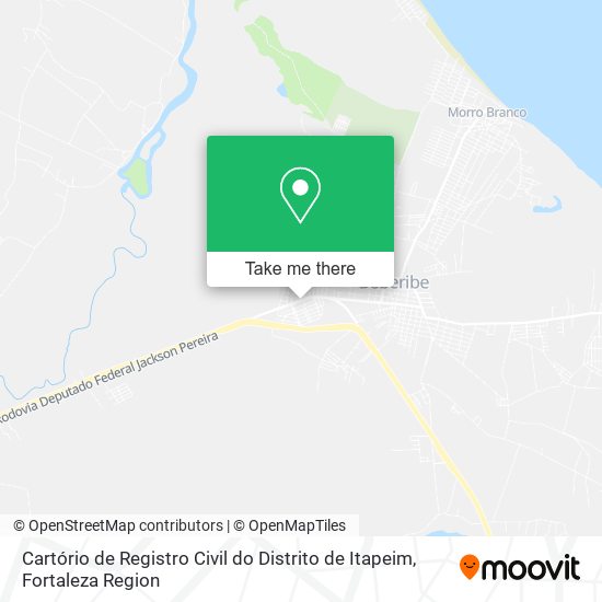 Cartório de Registro Civil do Distrito de Itapeim map