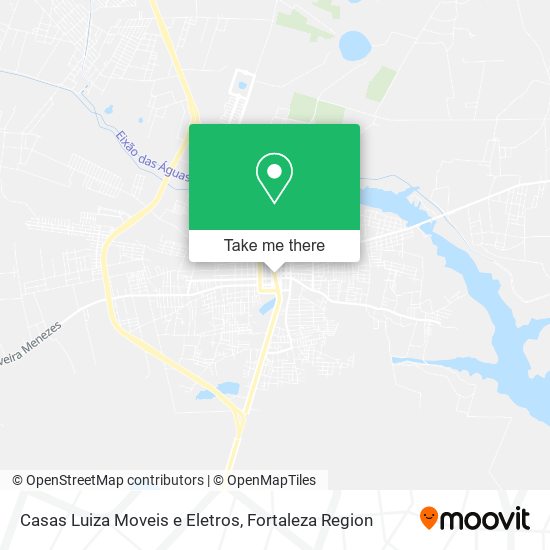 Mapa Casas Luiza Moveis e Eletros