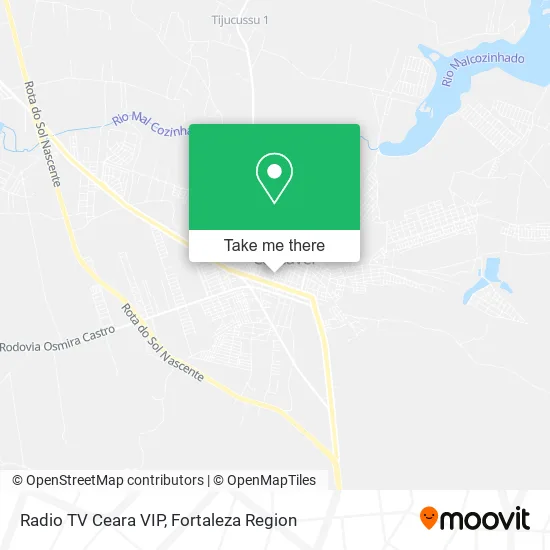 Radio TV Ceara VIP map