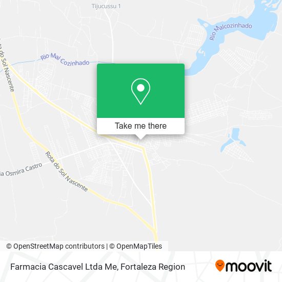 Mapa Farmacia Cascavel Ltda Me