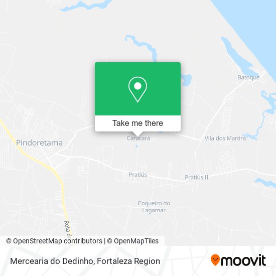 Mercearia do Dedinho map