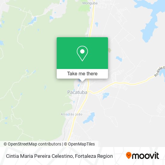 Cintia Maria Pereira Celestino map