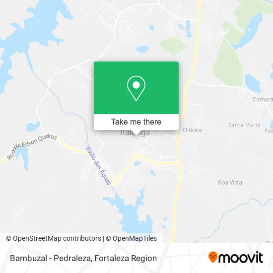 Bambuzal - Pedraleza map