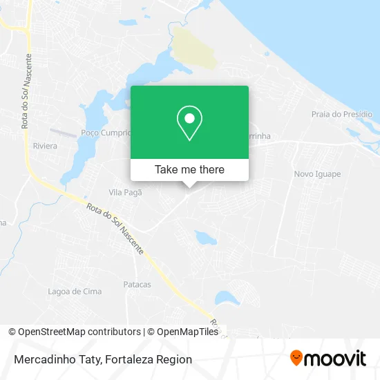 Mercadinho Taty map