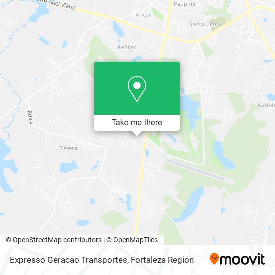 Expresso Geracao Transportes map