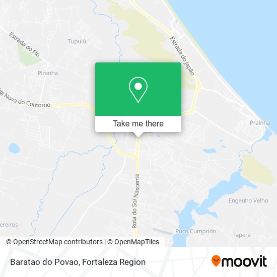 Baratao do Povao map