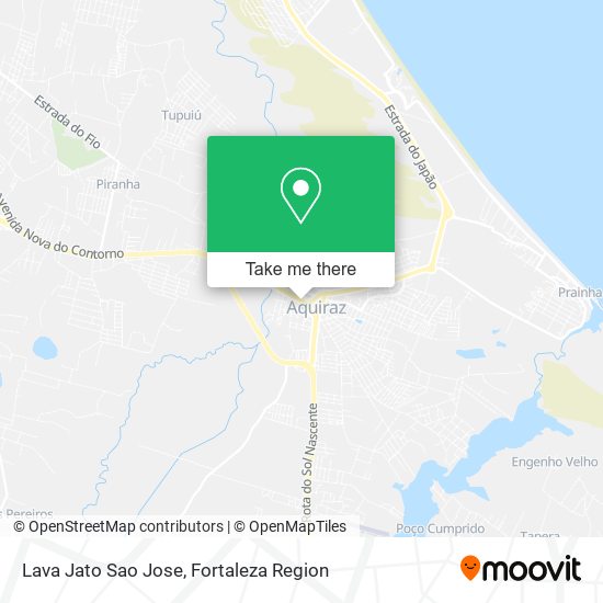 Lava Jato Sao Jose map