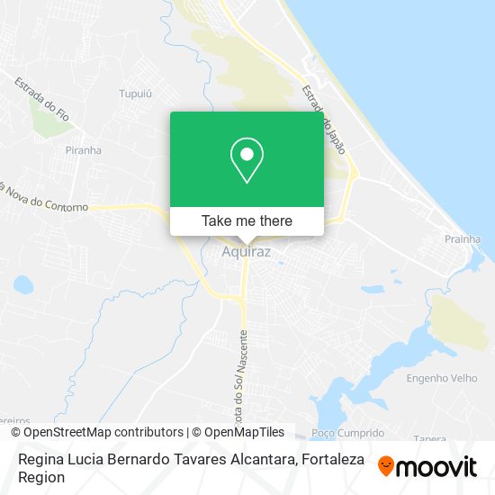 Regina Lucia Bernardo Tavares Alcantara map