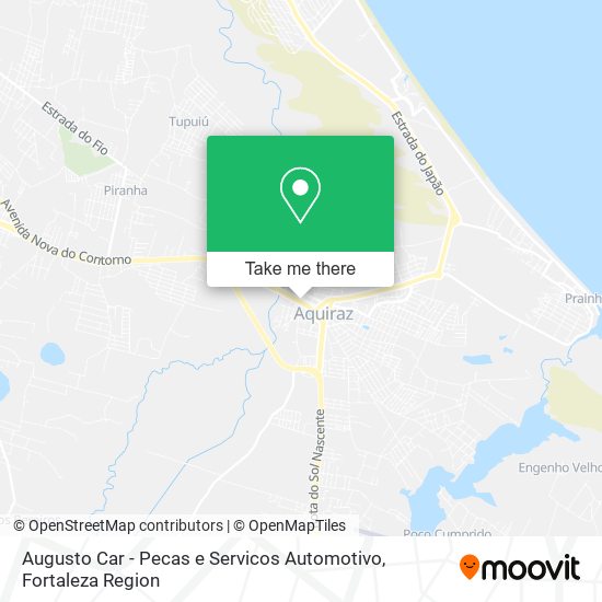 Mapa Augusto Car - Pecas e Servicos Automotivo