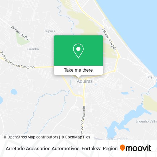 Mapa Arretado Acessorios Automotivos