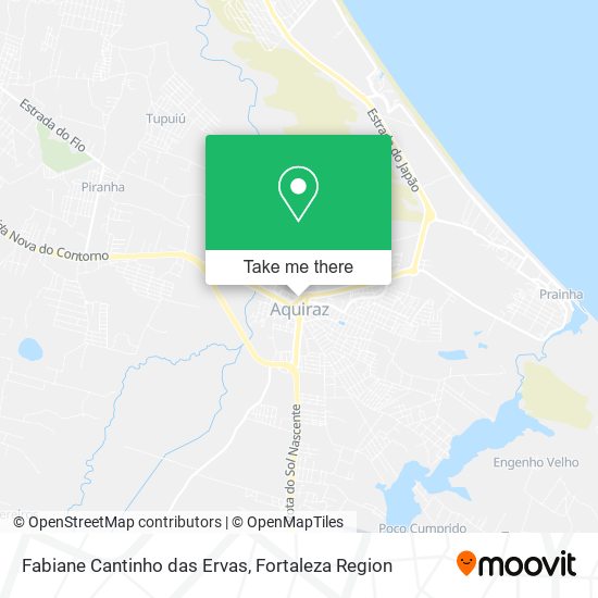 Mapa Fabiane Cantinho das Ervas