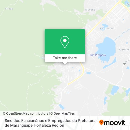 Mapa Sind dos Funcionários e Empregados da Prefeitura de Maranguape