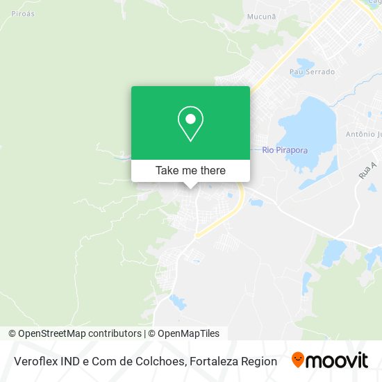 Mapa Veroflex IND e Com de Colchoes