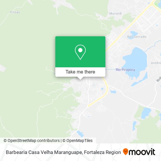 Mapa Barbearia Casa Velha Maranguape