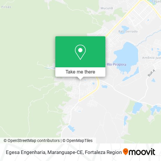 Egesa Engenharia, Maranguape-CE map