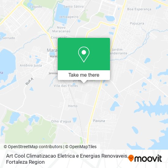 Mapa Art Cool Climatizacao Eletrica e Energias Renovaveis