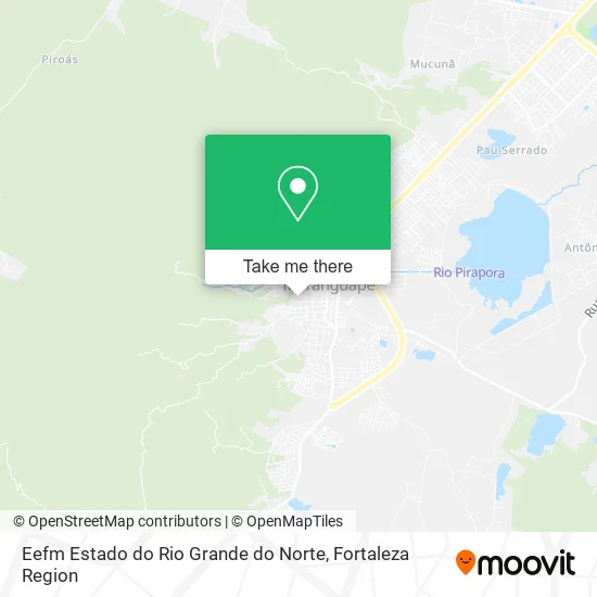 Eefm Estado do Rio Grande do Norte map