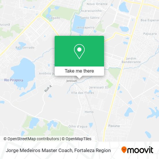 Jorge Medeiros Master Coach map