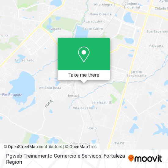 Pgweb Treinamento Comercio e Servicos map