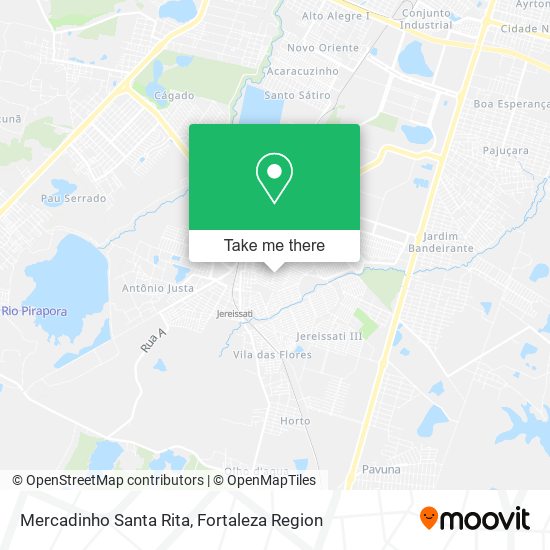 Mercadinho Santa Rita map