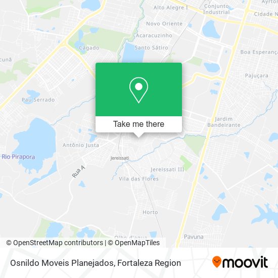 Osnildo Moveis Planejados map