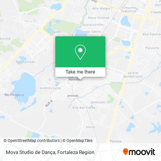 Mova Studio de Dança map