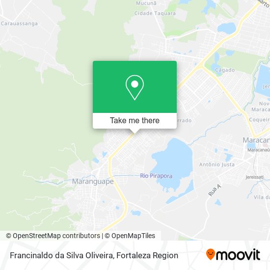Francinaldo da Silva Oliveira map
