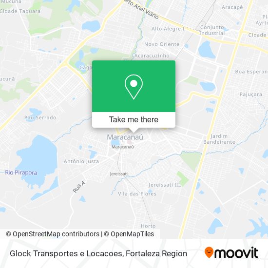 Glock Transportes e Locacoes map