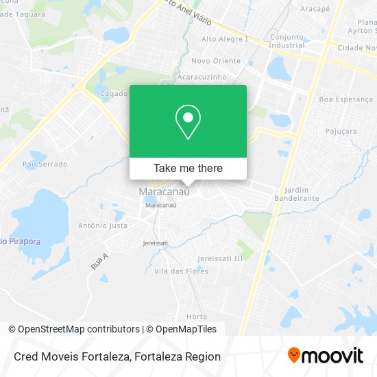 Cred Moveis Fortaleza map