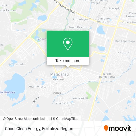 Chaul Clean Energy map