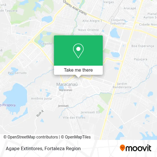 Agape Extintores map