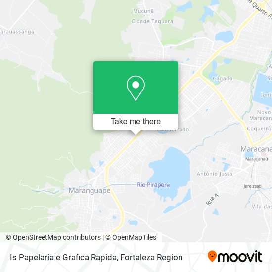 Mapa Is Papelaria e Grafica Rapida