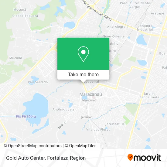 Gold Auto Center map