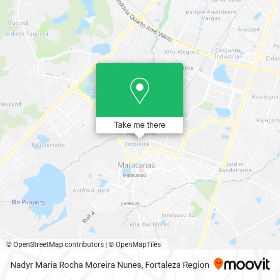 Nadyr Maria Rocha Moreira Nunes map