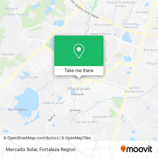 Mercado Solar map