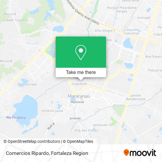 Comercios Ripardo map