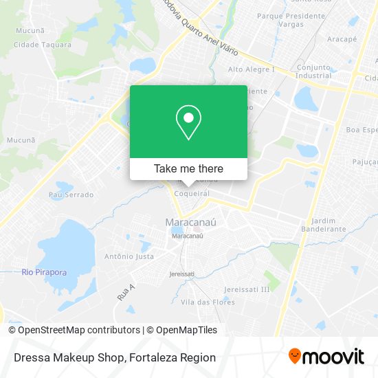 Dressa Makeup Shop map