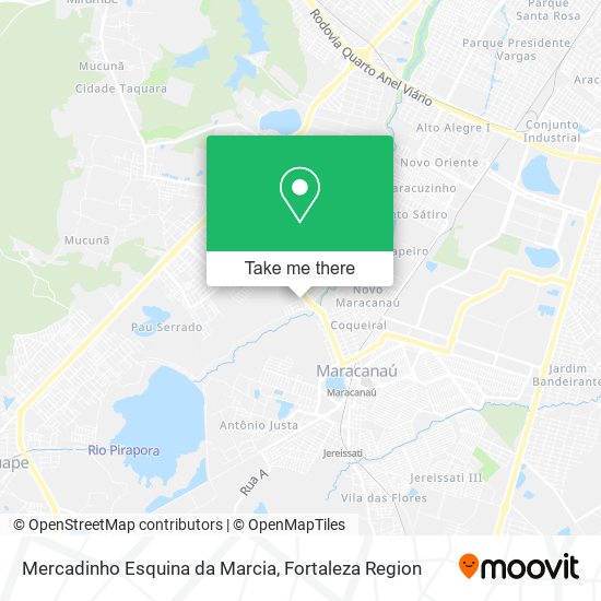 Mapa Mercadinho Esquina da Marcia