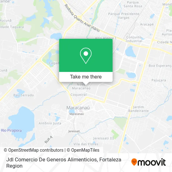 Jdl Comercio De Generos Alimenticios map