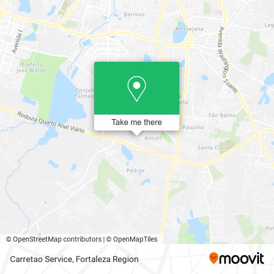 Carretao Service map