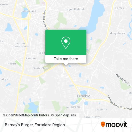 Mapa Barney's Burger