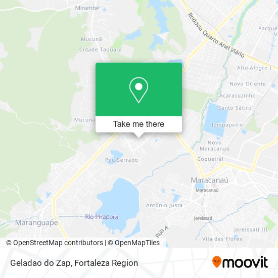 Mapa Geladao do Zap