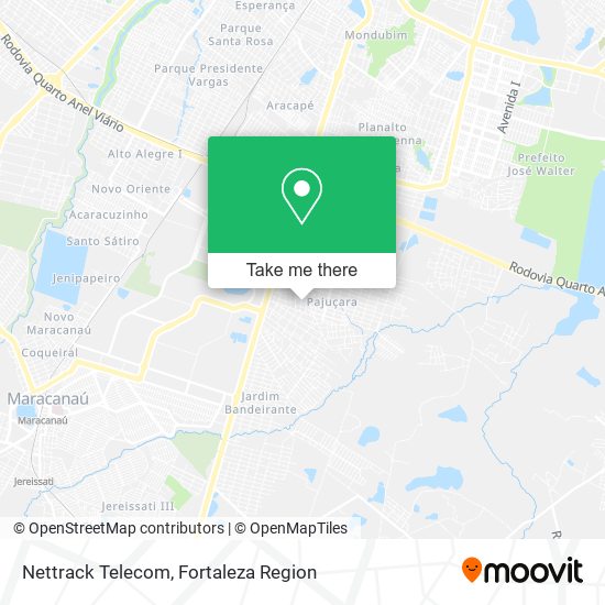 Nettrack Telecom map