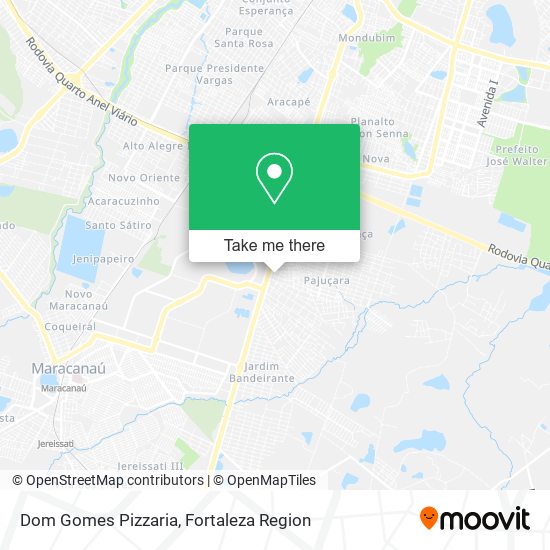 Dom Gomes Pizzaria map