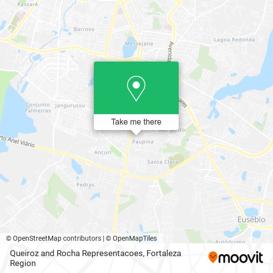 Mapa Queiroz and Rocha Representacoes