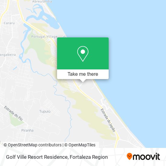 Golf Ville Resort Residence map